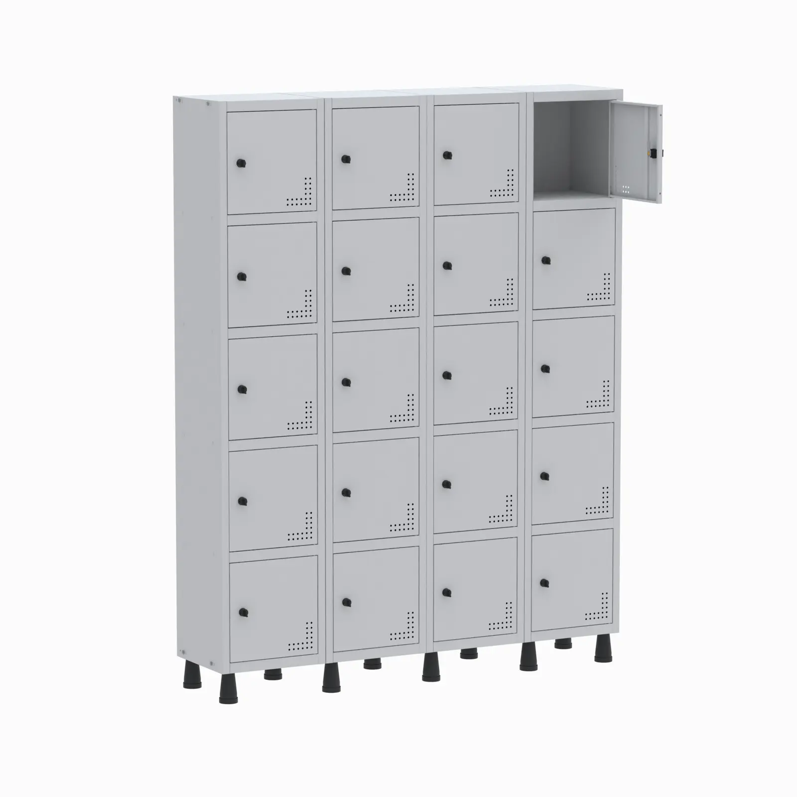 Roupeiro de Aço Light 4 Vãos 20 Portas
