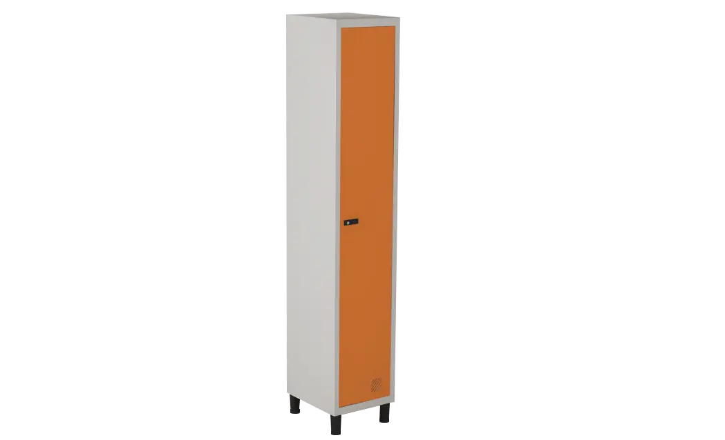 Armário Locker de Aço Euro Módulo com 1 Porta(s) 1 Módulo(s) 1 Porta(s) com Fechadura Segredo com Tranca Tripla
