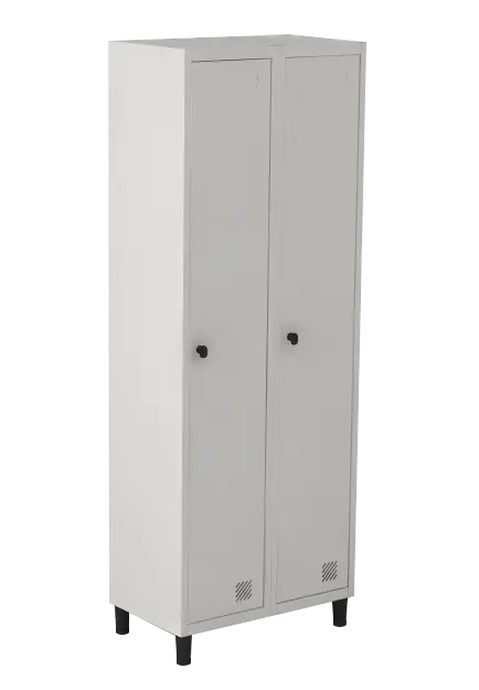 Armário Locker de Aço Euro Módulo com 1 Porta(s) 2 Módulo(s) 2 Porta(s) com Pitão com Tranca Tripla