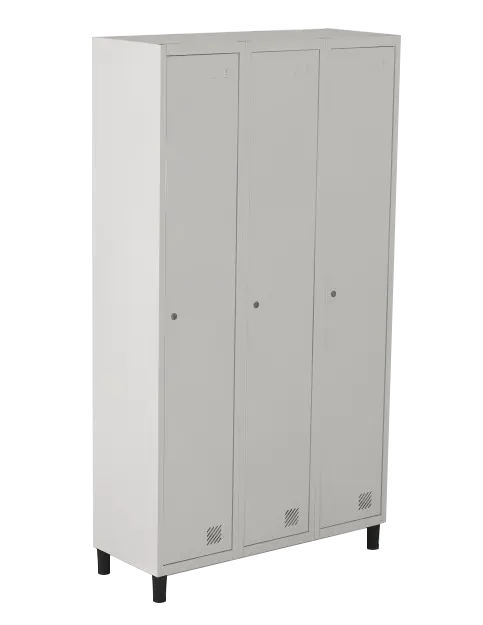Armário Locker de Aço Euro Módulo com 1 Porta(s) 3 Módulo(s) 3 Porta(s) com Fechadura com Tranca Tripla