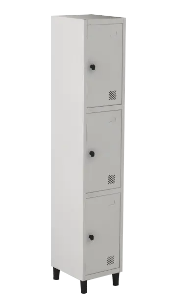 Armário Locker de Aço Euro Módulo com 3 Porta(s) 1 Módulo(s) 3 Porta(s) com Pitão com Tranca Tripla