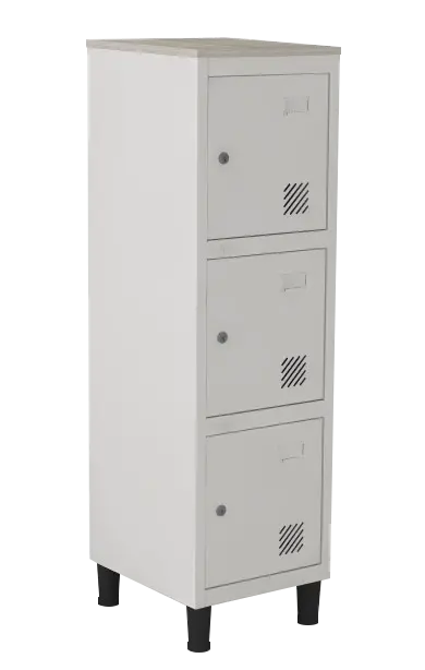 Armário Locker de Aço Euro Módulo com 3 Porta(s) 1 Módulo(s) 3 Porta(s) com Fechadura com Tranca Tripla