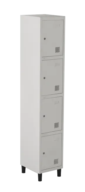 Armário Locker de Aço Euro Módulo com 4 Porta(s) 1 Módulo(s) 4 Porta(s) com Fechadura com Tranca Tripla