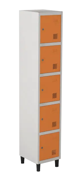 Armário Locker de Aço Euro Módulo com 5 Porta(s) 1 Módulo(s) 5 Porta(s) com Fechadura com Tranca Tripla