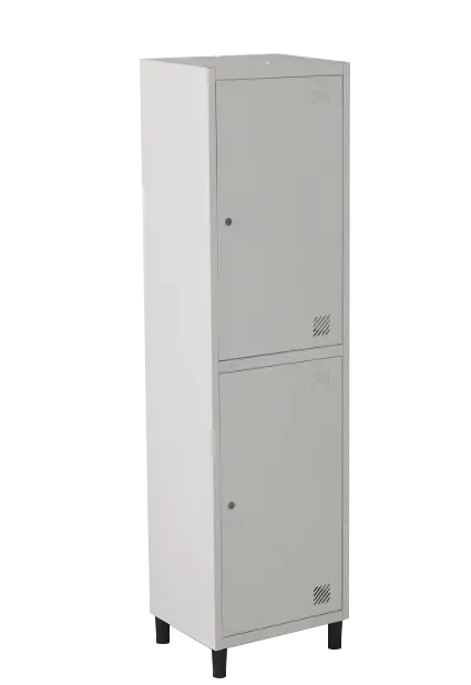 Armário Locker de Aço Euro Insalubre - Divisão T 1 Módulo(s) 2 Porta(s) com Fechadura com Tranca Tripla