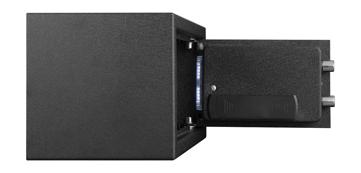Cofre Digital Inteligente com Luz Interna e Entrada USB E6802E Cofre Digital Inteligente com Luz Interna e Entrada USB E6802E com luz LED interna e entrada USB
