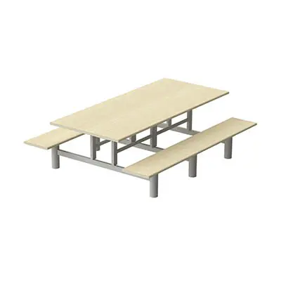 Mesa para Refeitório com 8 Lugares Mesa para refeitório com 8 lugares