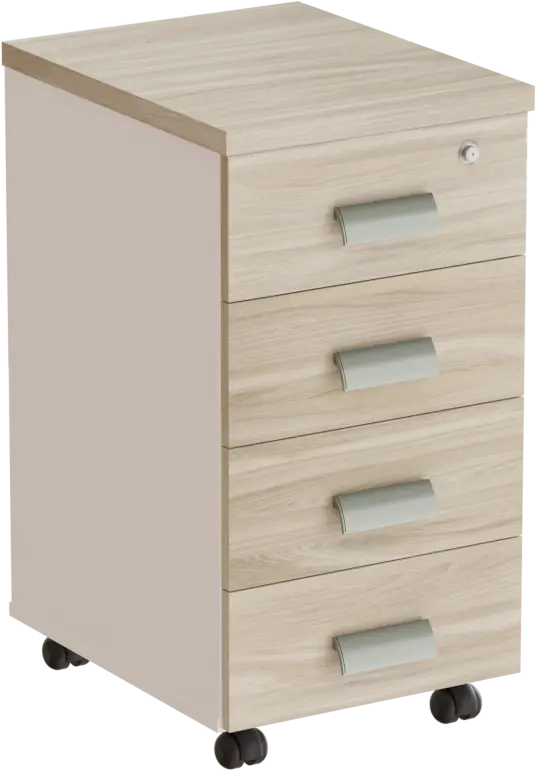 Gaveteiro Volante 4 Gavetas 68.5 x 45 x 45 cm