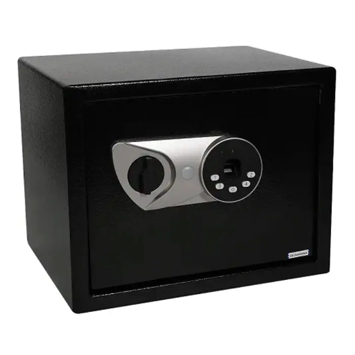 Cofre Biométrico Digital 25 FPK Cofre biométrico digital Safewell 25 FPK com leitor de impressão digital e teclado